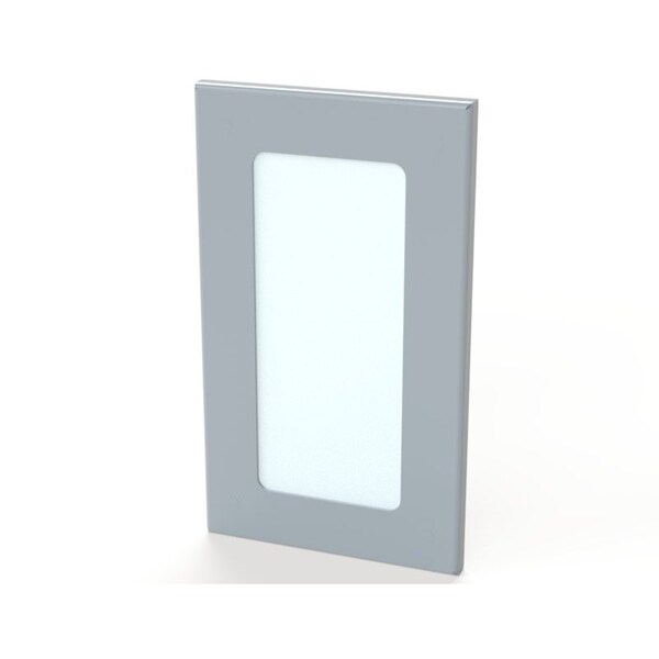 Saginaw Control & Engineering Window, 8.80 in. H x 5.10 in. W x 0.38 in. L, Carbon Steel, Polycarbonate SCE-PWK63NF - main